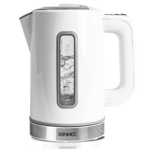 Duronic Electric Kettle EK30 WE | White 1.5L Fast Boil Kettle | Eco 3000W Variable Temperature Control | Keep Warm Function | Energy Efficient | Insulated Cool Touch | Cordless 360 Base | Multi-Use…