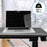 Duronic Sit-Stand Desk TM04F | Black Ergonomic Desk | Multi-Use Home Office Table | Ideal for both Adults & Children | 71x56cm Platform | Adjustable Height 72-114cm | 10kg Capacity | For Home / Office