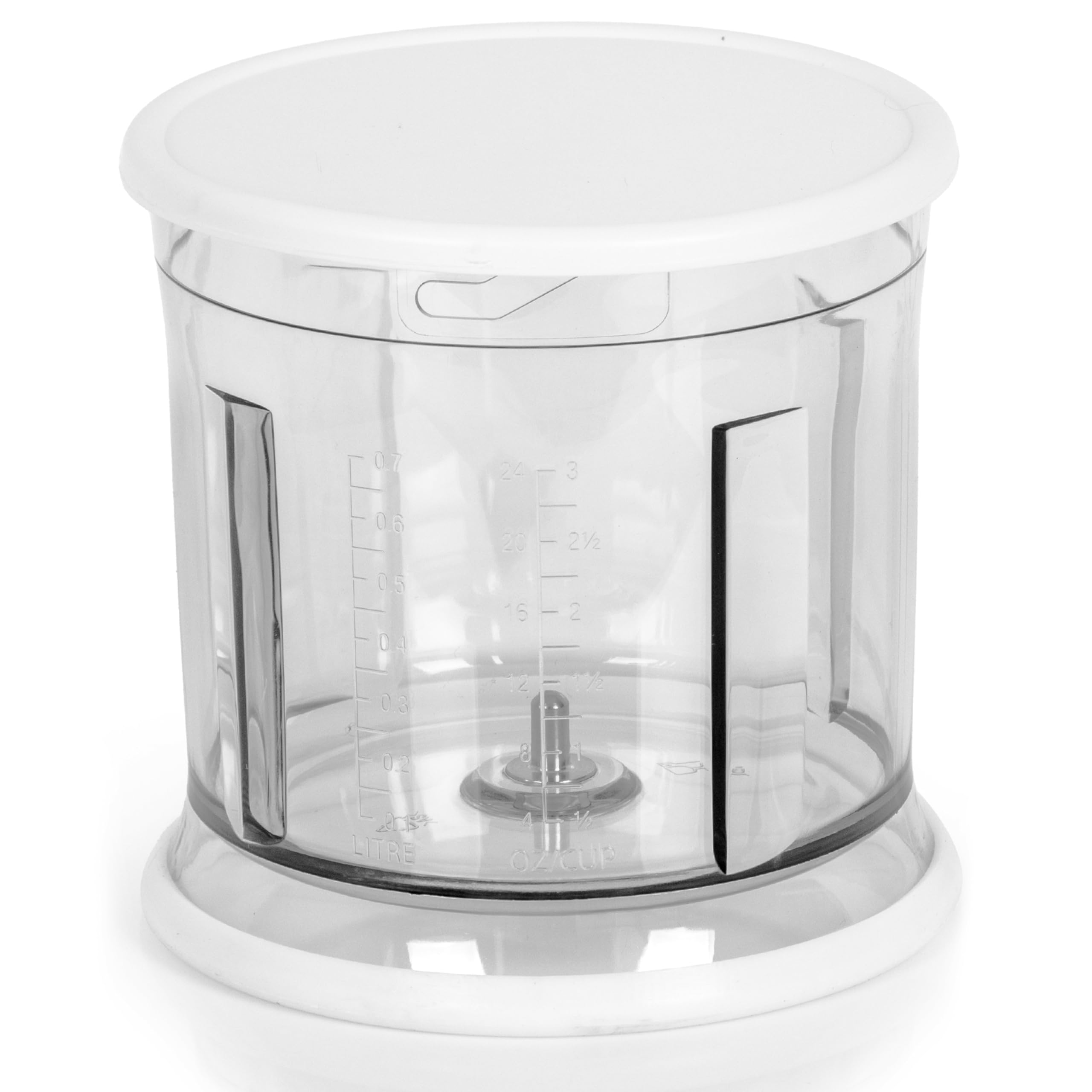 Duronic CHA57W Blender Bowl Accessory with Lid for Duronic Electric Mini Food Chopper CH57 White - 700ml Chopping Capacity Compact and Lightweight