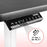 Duronic Sit Stand Desk Frame TM22 WE | Electric Standing Office Table | Frame ONLY | Height Adjustable 71-116cm | Ergonomic Workstation | WHITE | Memory Function | Dual Motor / 2 Stage