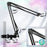 Duronic Microphone Desktop Arm MH01, Microphone Boom Stand, Mic Stand with Suspension Boom and Mic Clip Adapter, For Podcasts, Vlogging, Recording, Studio, Broadcasting, Gaming - Black