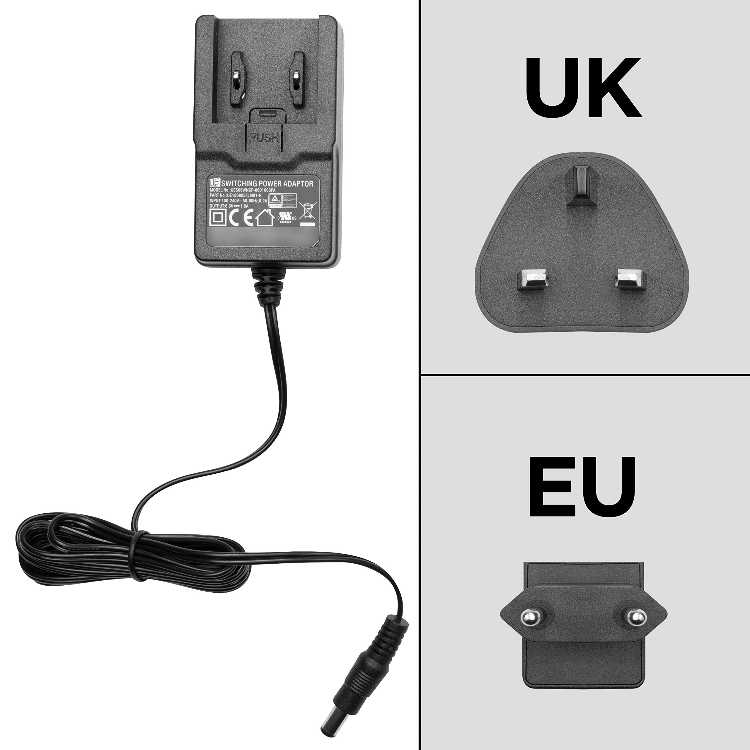 Duronic Blood Pressure Monitor Power Adaptor BPMA1 - No Need to use Batteries | UK Plug | Electric Mains Wall DC Adaptor for BPM150, BPM400 and BPM450 Models Only