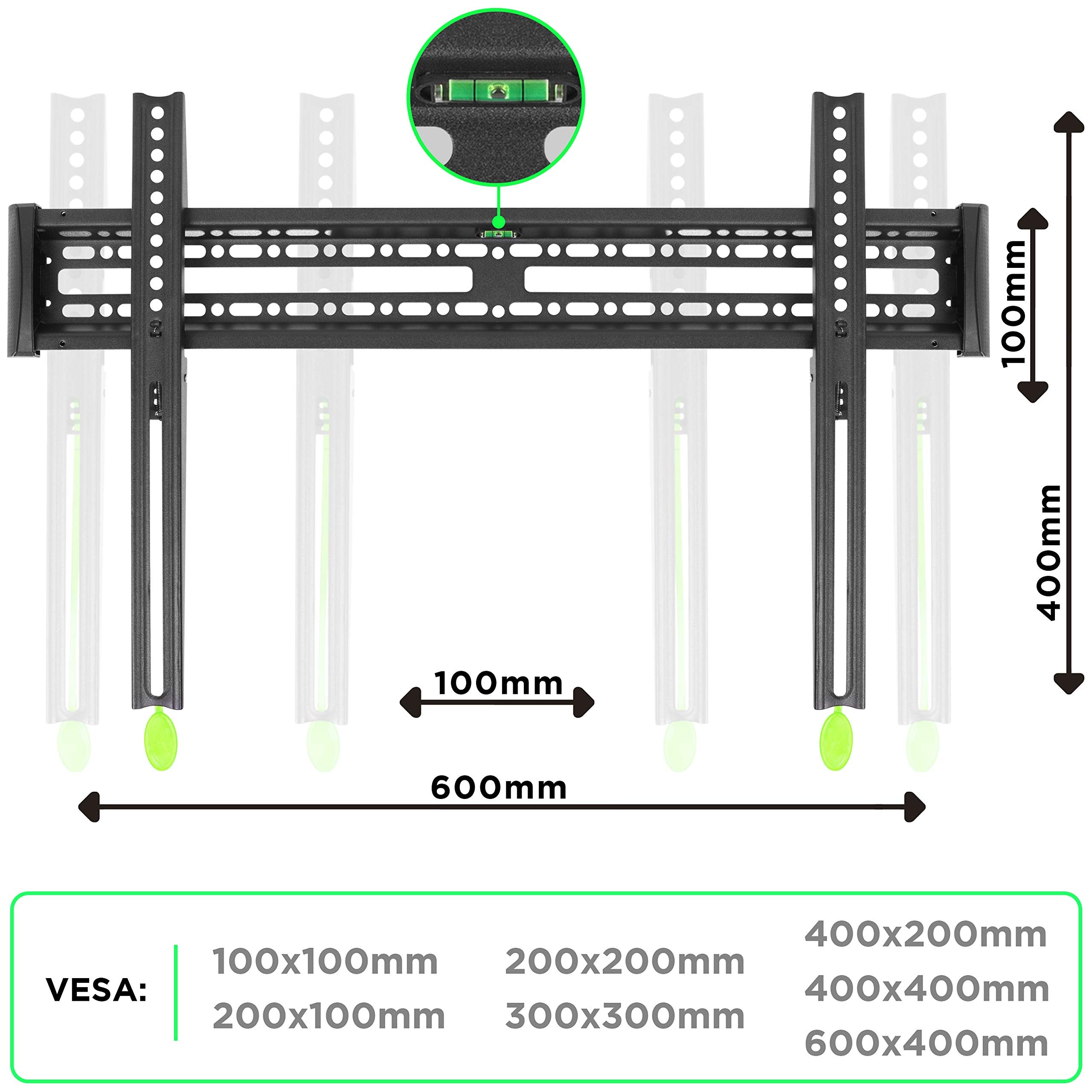 Duronic TVB121M TV Bracket, Wall Mount for 37-65