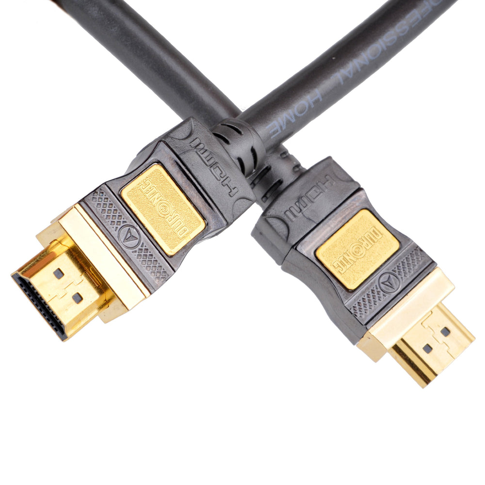 Duronic HDMI Cable HDC50/2 High Speed HDMI 1.4 Cable Gold Plated 1.4 HDMI to HDMI Cable with Ethernet Ideal for PS3, Plasma TVs, LCD and LED TVs, 3D and HD TVs and Sky