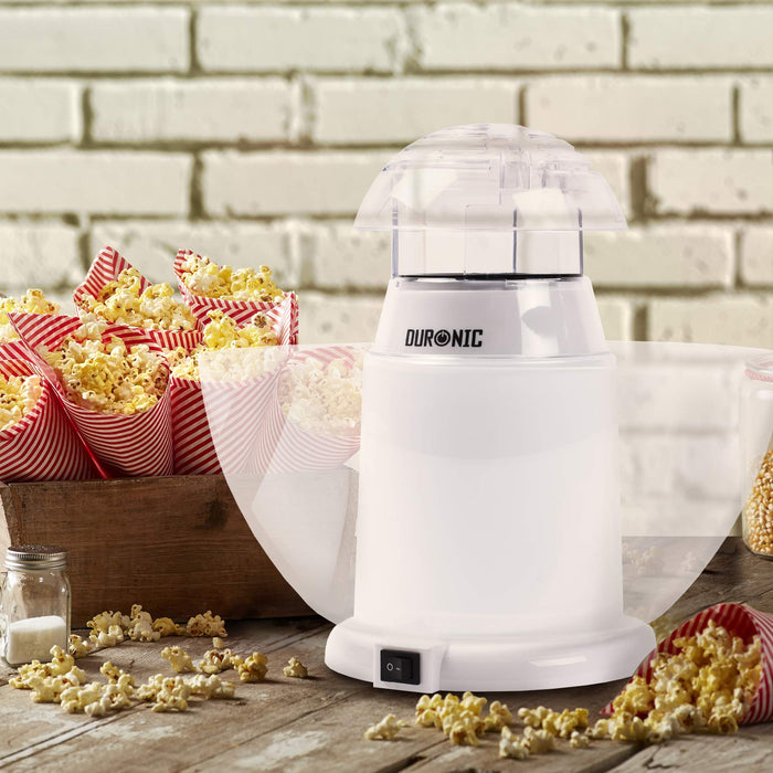 Duronic Popcorn Machines POP50 WE Electric Pop Corn Maker 1200W Popcorn Popper Machines for Healthy Low Calorie Snacking, Movies Nights, Parties, Events, Picnics