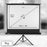 Duronic Tripod Projector Screen TPS60/43 60 Inch Standing Portable Movie Video Projection Screens 4:3 for School Office Home Cinema Theatre with Stand