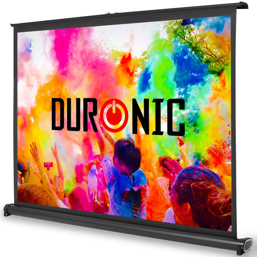 Duronic Projector Screen DPS40/43, Portable 40” Desktop Projection Screen for School Home Theatre, Table-Top projector screen with 4:3 Ratio