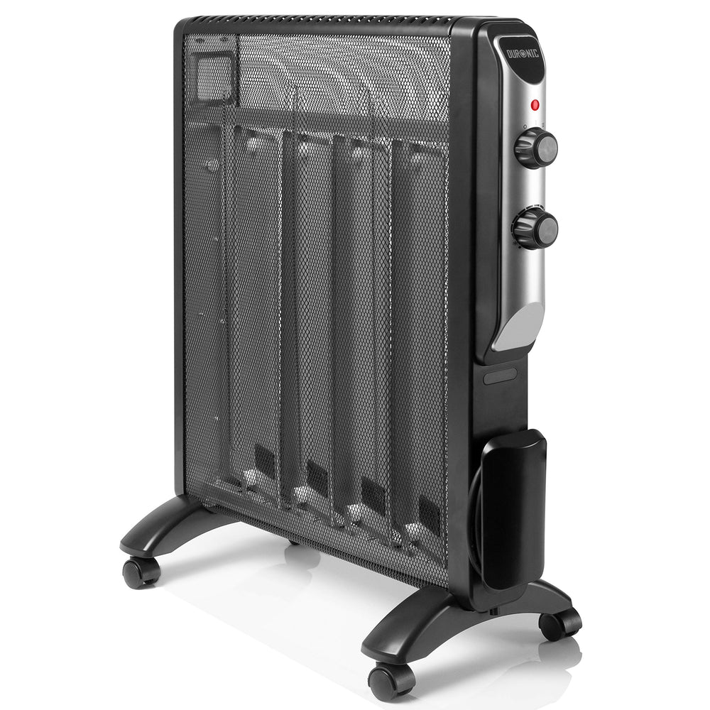 Duronic Electric Heater HV220 Oil Free Convection Heaters, Micathermic Panel Heaters, Portable Mica Panel Heater for Heating up Homes, Bedrooms, Offices & Garage Spaces