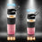 Duronic Blender Spare Bottle filled with a pink smoothie and topped with granola.