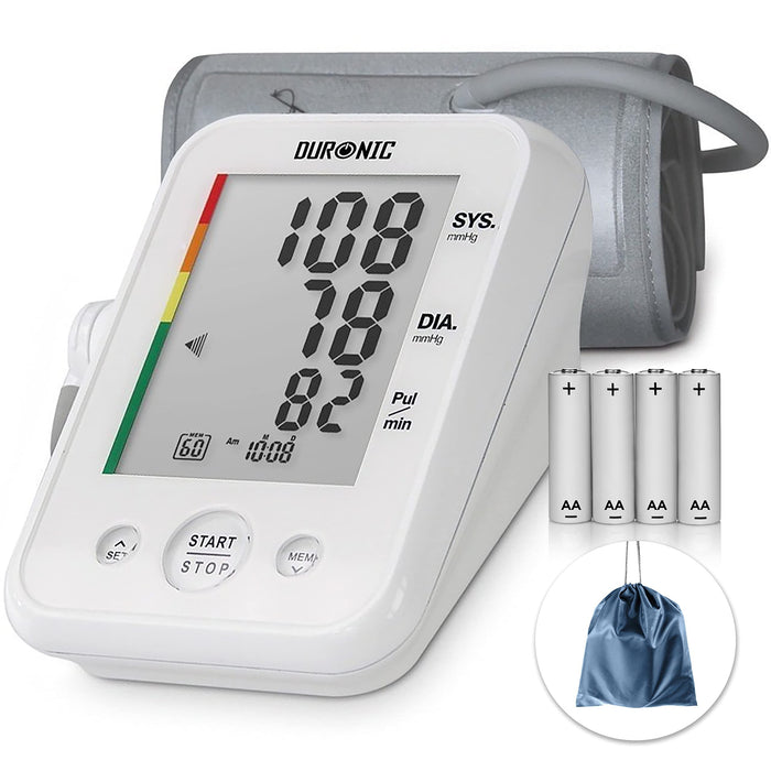 Duronic Blood Pressure Monitor with bag and battery