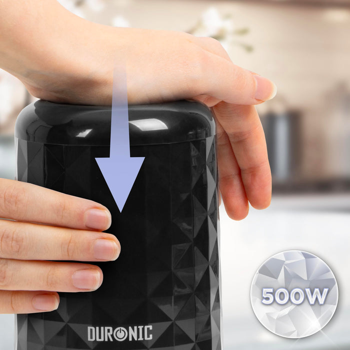 Duronic CH57 BK mini chopper showcasing how to use and 500W wattage