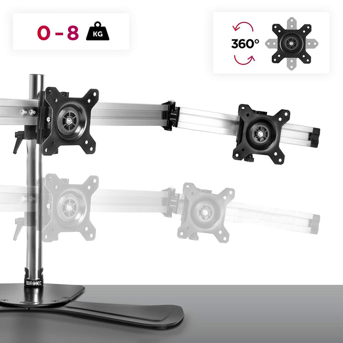 Duronic Computer Monitor Arms Stand with product weight