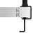 Duronic Computer Monitor Arms showing adjustable thickness range from 0.5cm to 6.8cm (0.2in to 2.7in).
