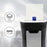 Duronic Cross Cut Paper Shredder featuring icons highlighting its capacity.