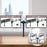 Duronic DM252 BK multi monitor stand height adjustable monitor arms for home, office, school