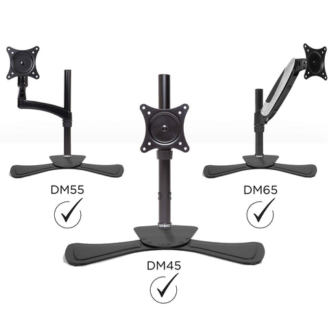 Duronic DM75 Stand for Pole featuring adjustable arms and stable v-shaped bases.