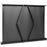 Duronic DPS40/43 desktop projector screen hidden suspension to adjust height by pressing/pulling handle 