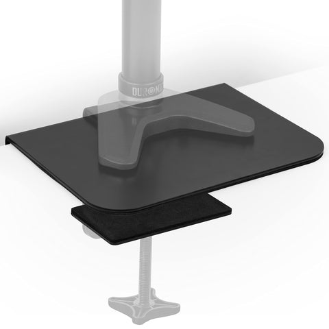 Duronic Desk Mount Reinforcement Plate designed to protect surfaces and increase stability for clamps.