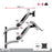 Duronic Desk Mount with silver adjustable arms supporting up to 8 kilograms of weight.