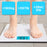 Duronic Digital Bathroom Scales showing 130.6lb with maximum weight capacity icons above.