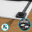 Duronic Digital Bathroom Scales showing anti-slip feet and 2x CR2032 battery compartment for shopify.