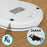 Duronic Digital Kitchen Scale showing non-slip feet and battery compartment requiring two AAA batteries for power.