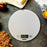 Duronic Digital Kitchen Scales showing monitor weight