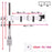 Duronic Dual Monitor Stand showing adjustable height, reach, and VESA mount compatibility.
