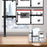 Duronic Dual Monitor Stand with 180-degree swivel arms and VESA plate mounting system.
