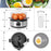 Duronic EB40 BK electric egg boiler dimensions and capacity to cook up to 7 eggs at once