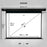 Duronic Electric 60” Projector Screen product dimension