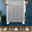 Duronic Electric Heater showing 9.3 lbs and 4.2 kg weight.