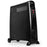 Duronic Electric Heaters with wheels, power switches, thermostat, and cord storage.