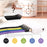 Duronic Ethernet Cable 1.5M connects various color-coded network cables to icons representing a telephone, computer, PlayStation, printer, and Xbox to demonstrate organized device connectivity.
