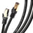 Duronic Ethernet Cable 1.5M featuring gold-plated RJ45 connectors and a durable snagless design for high-speed networking.