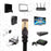 Duronic Ethernet Cable 1.5M surrounded by various compatible devices, including gaming consoles, a laptop, a smart TV, a router, and a security camera, on a modern geometric background.