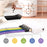 Duronic Ethernet Cable 2M High Speed switch connects five color-coded cables to various devices