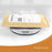 Duronic Ethernet Cable with padded brown envelope being weighed on a sleek, stainless steel Duronic digital postal scale.