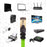 Duronic Green Ethernet Cable is surrounded by various compatible devices, including gaming consoles, a laptop, a smart TV, a router, and a security camera, on a modern geometric background.