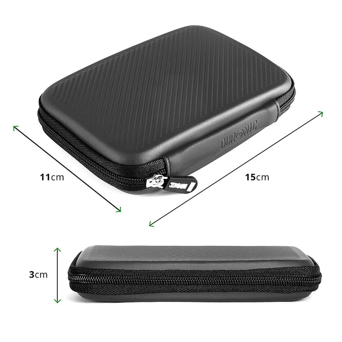 Duronic HDC2 /GY portable storage case dimensions with height, length, and width
