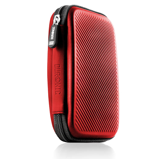 Duronic HDC2 /RD portable hard drive case for hard drives, SSD, chargers, adapters, cables