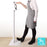 Duronic Hand Gel Floor Standing Dispenser with person demonstrating touchless operation for hygienic use.