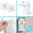Duronic Hand Gel Wall-Mounted Dispenser showing a drill-free, easy setup process.