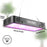 Duronic Hanging Grow Light with purple spectrum, showing dimensions: 40cm length and 17cm width.