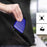 Duronic Hard Drive Case HDC3 into a black hoodie pocket, highlighting its portable and protective design.