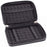 Duronic Hard Drive Case with mesh pocket, elastic straps, and padded bubble interior.