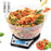Duronic KS6000 BK/CR digital kitchen scales with bowl measuring pasta and 2x AAA batteries included
