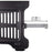 Duronic Laptop Attachment Stand with extendable side arm, fitting devices from 11 to 19 inches wide.