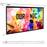 Duronic MPS60/43 WE white projector screen with vivid colours for watching tv shows, movies, documentaries
