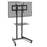 Duronic Mobile TV Stand on Wheels with an adjustable media shelf and VESA mount